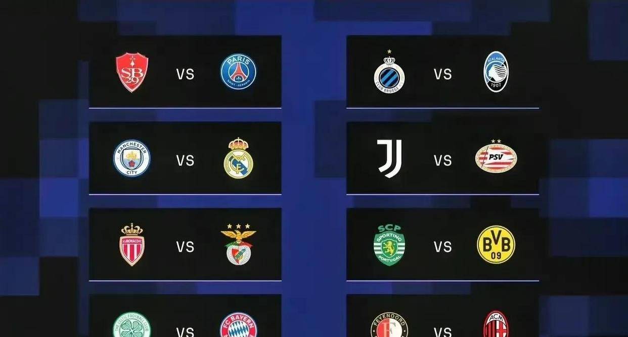 欧冠强对阵揭晓：谁将晋级？